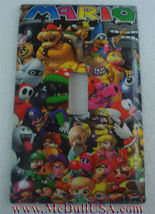 Super Mario All Characters Light Switch Outlet Wall Cover Plate Home decor image 4