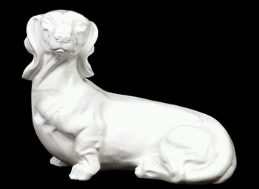 large Ceramic Dachshund ,Weiner Dog statue Other Home Décor
