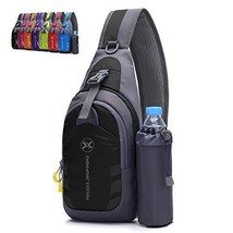Peicees Chest Crossbody Sling Backpack Bag Travel Bike Gym Daypack for Women Men - $39.59+