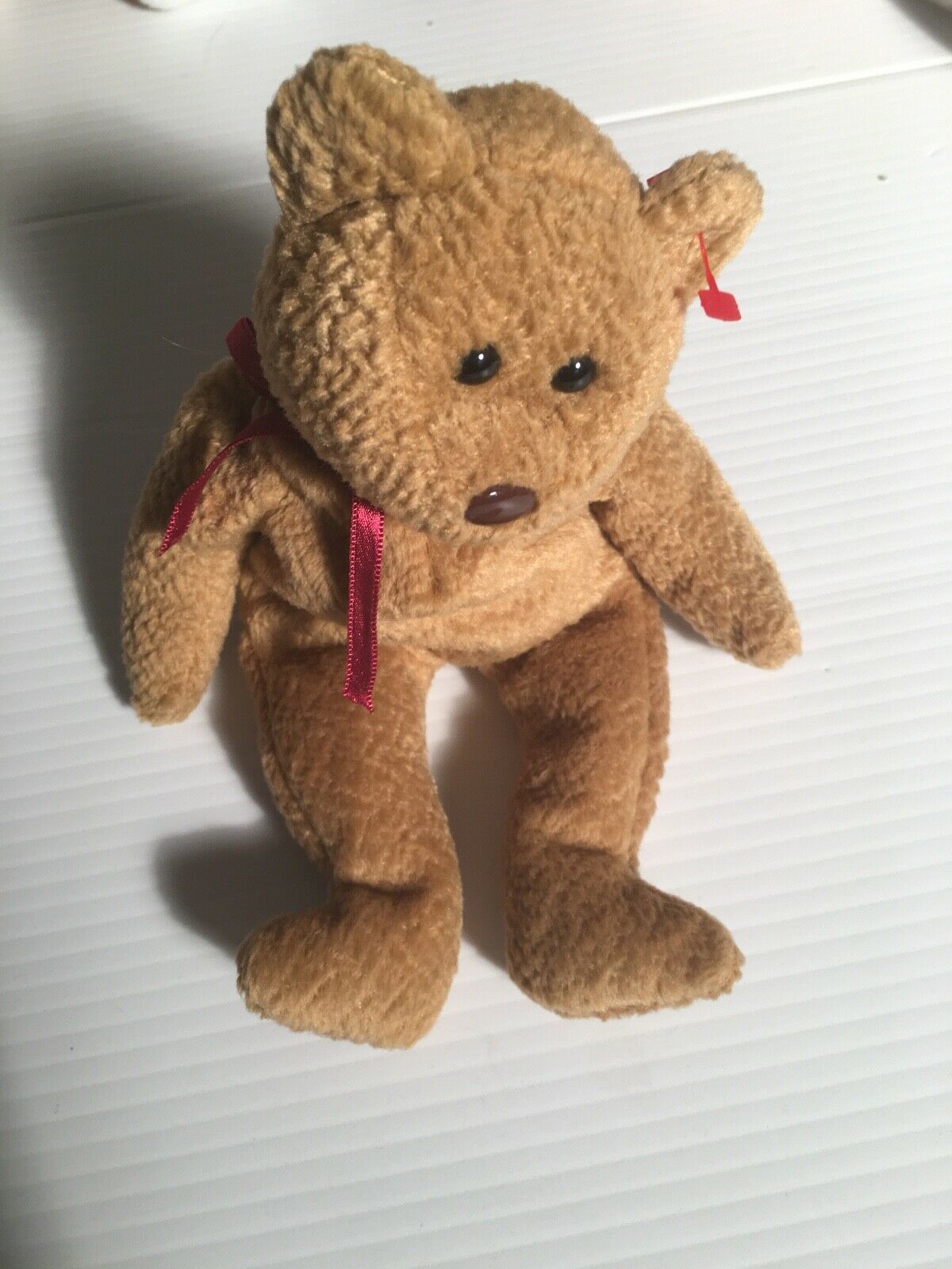 curly beanie baby value