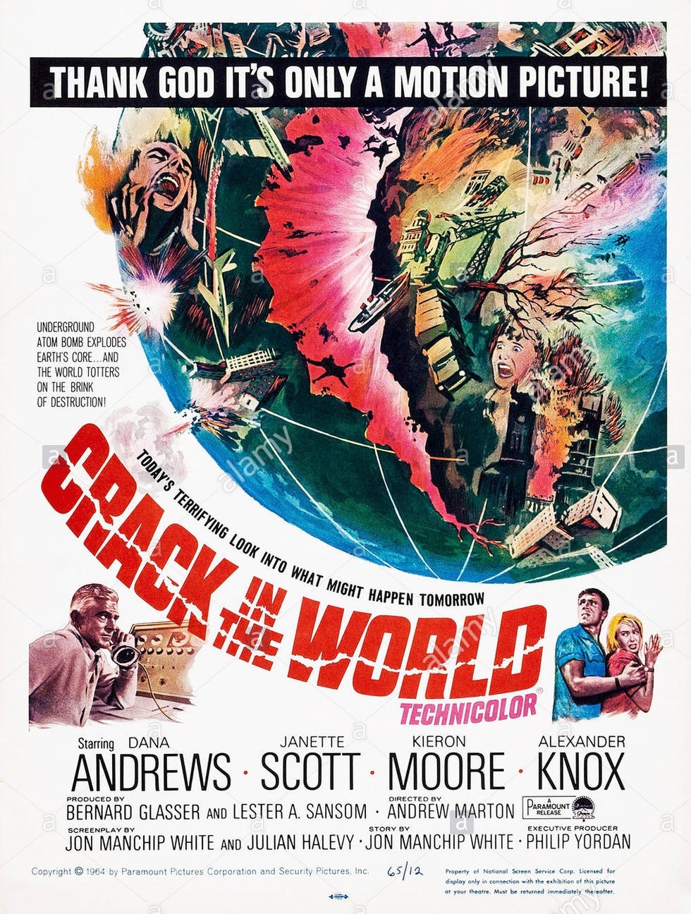 CRACK IN THE WORLD (1965) Classic SciFi BMovie Buy 2 DVD's, Get 1