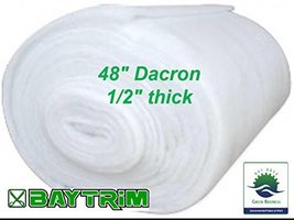 BayTrim Bonded Dacron Upholstery Grade Polyester Batting 48 Inch Wide. (... - $56.99