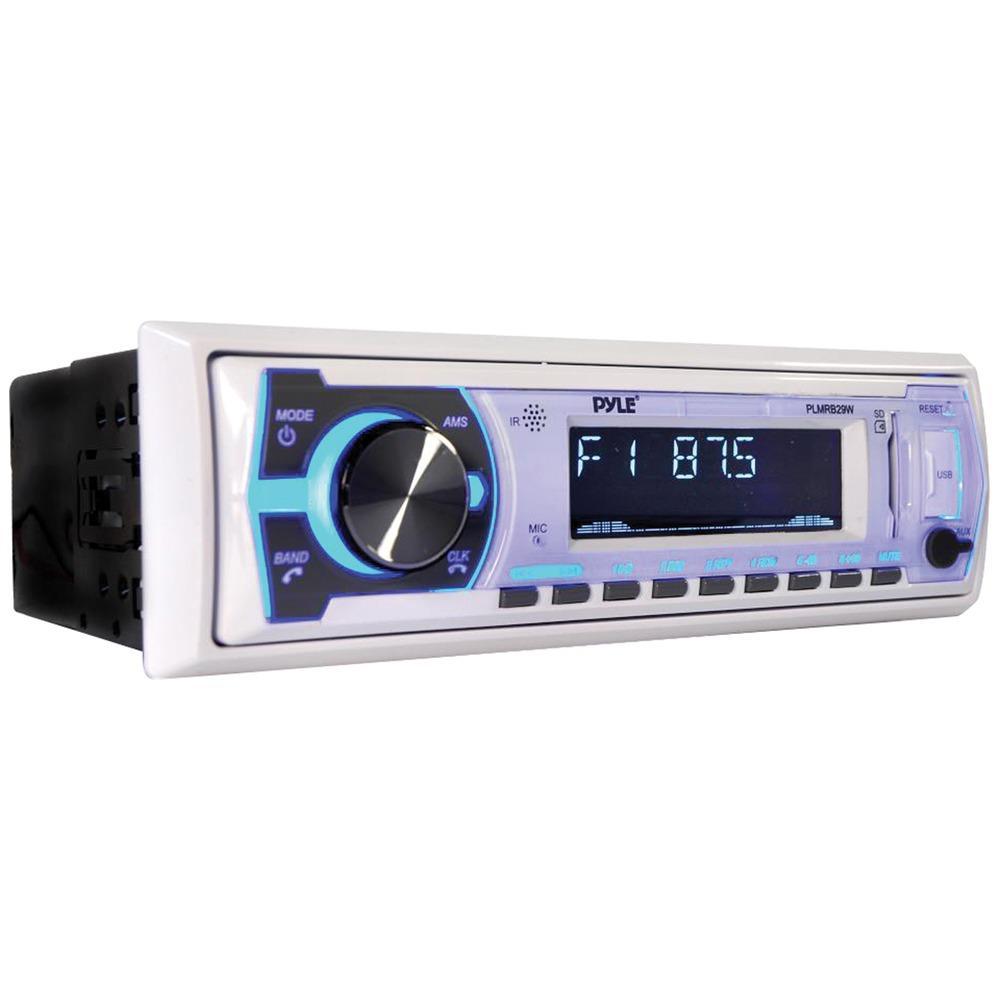 Pyle Digital Marine Stereo Receiver With Bluetooth (white)