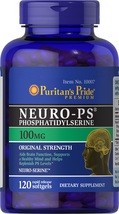 Puritan&#39;s Pride Neuro-PS (Phosphatidylserine) 100 mg - 120 Softgels - $33.96