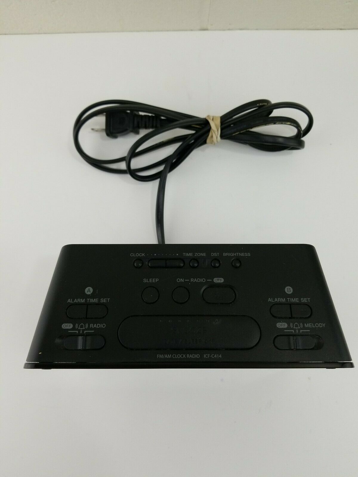 Sony Dream Machine Digital LED Clock Radio FM/AM Dual Alarm Model ICF