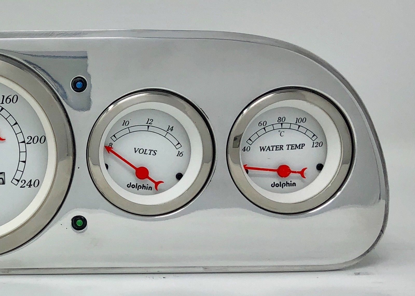 1960 1961 1962 1963 Ford Falcon Gauge Dash Cluster Metric White - Gauges