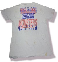 Vintage 1988 Van Halen Monsters of Rock single stitch T-Shirt. Med. As-Is - Read image 2