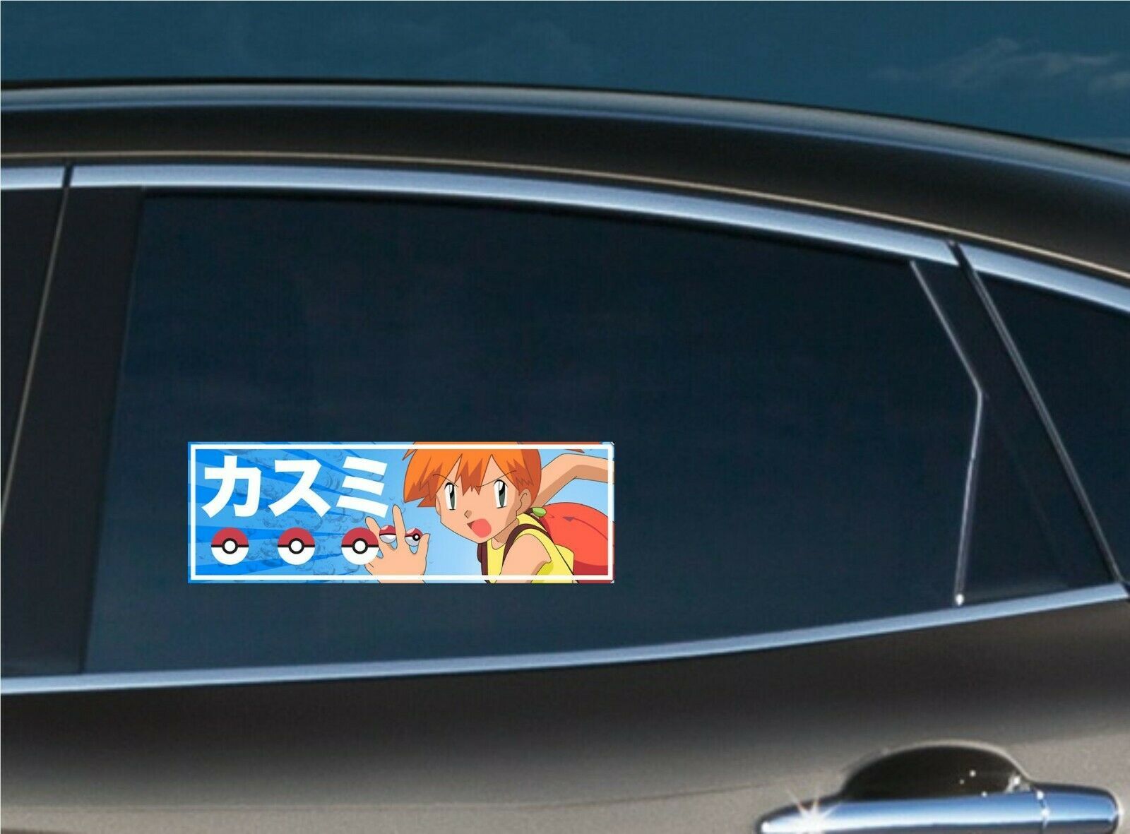Misty Slap Bumper Laptop Car Window Vinyl Decal Sticker Anime Trainer Stanced