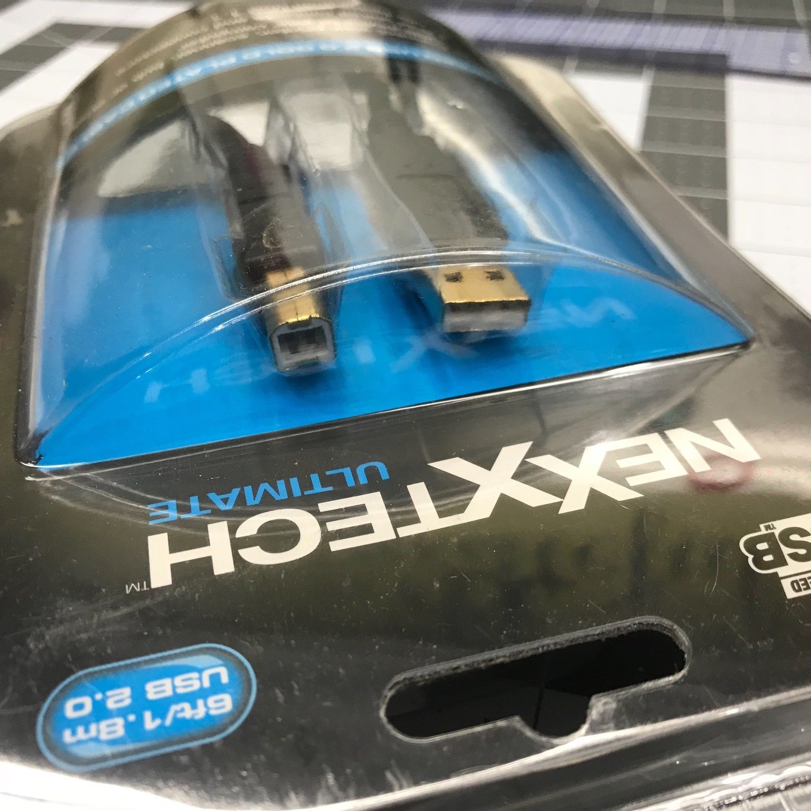 Nexxtech Ultimate 6 Ft HiSpeed USB 2.0 Gold Cable USB Cables, Hubs