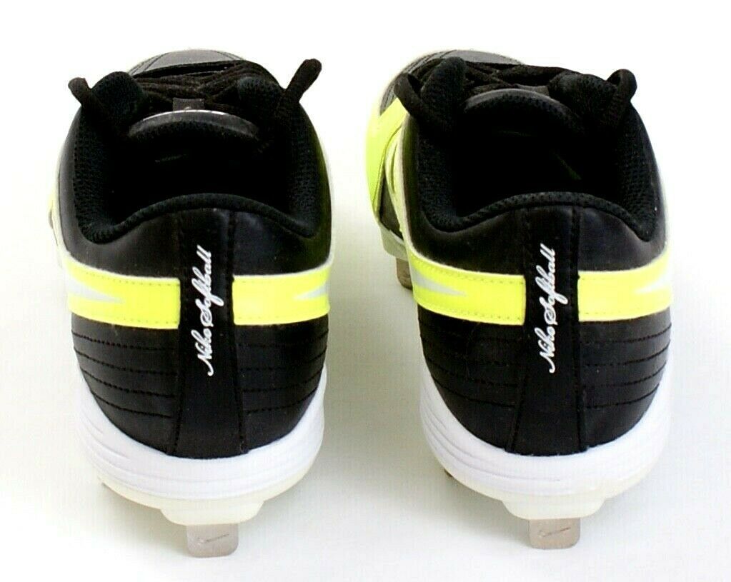 black and yellow softball cleats