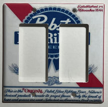 Pabst Blue Ribbon Beer Light Switch Outlet wall Cover Plate Home Decor image 11