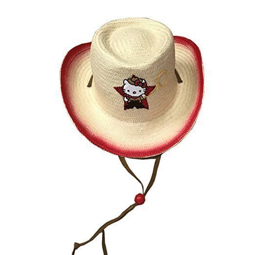 hello kitty straw hat