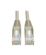 Tripp Lite Cat5e 350MHz Snagless Molded Patch Cable (RJ45 M/M) - Gray, 1... - $13.02