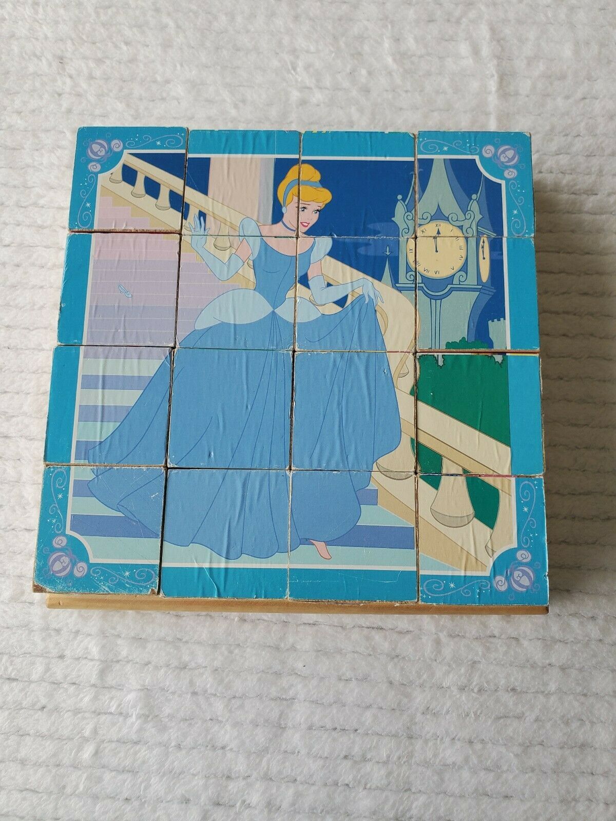 melissa & doug disney mickey mouse wooden cube puzzle