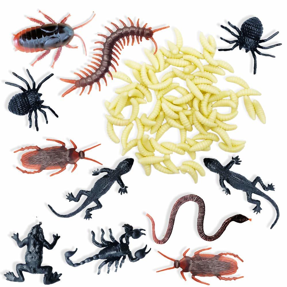 AOLAND Fake Bugs Plastic Realistic Bugs Prank Toys Decoration and Party