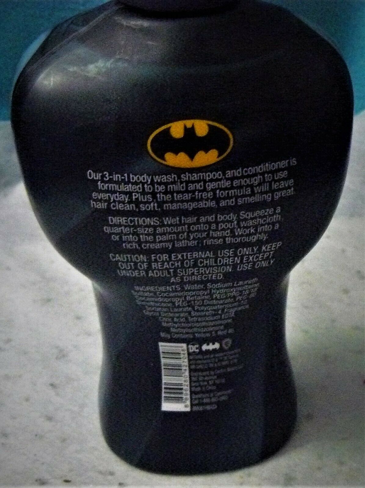 Batman 3 in 1 Body Wash Shampoo & Conditioner Gotham Grape Scented