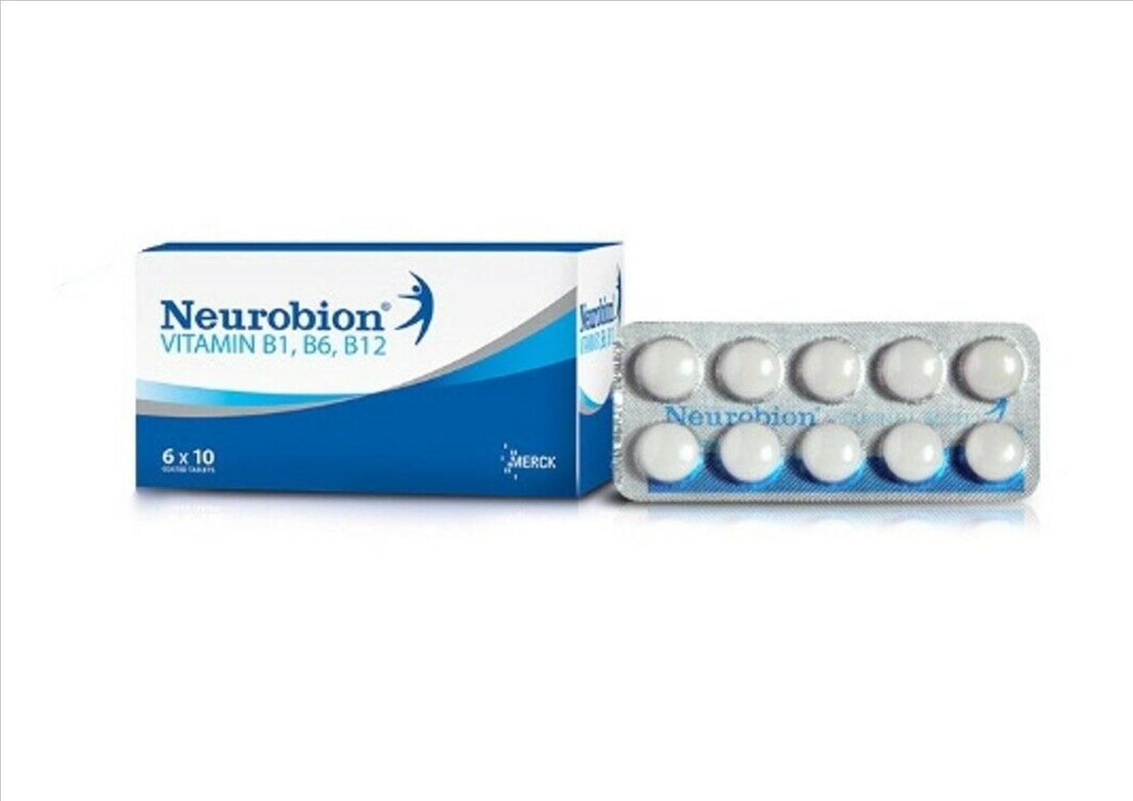 NEUROBION Vitamin B1,B6 & B12 Nerve Relief Numbness Tingling (60 pcs