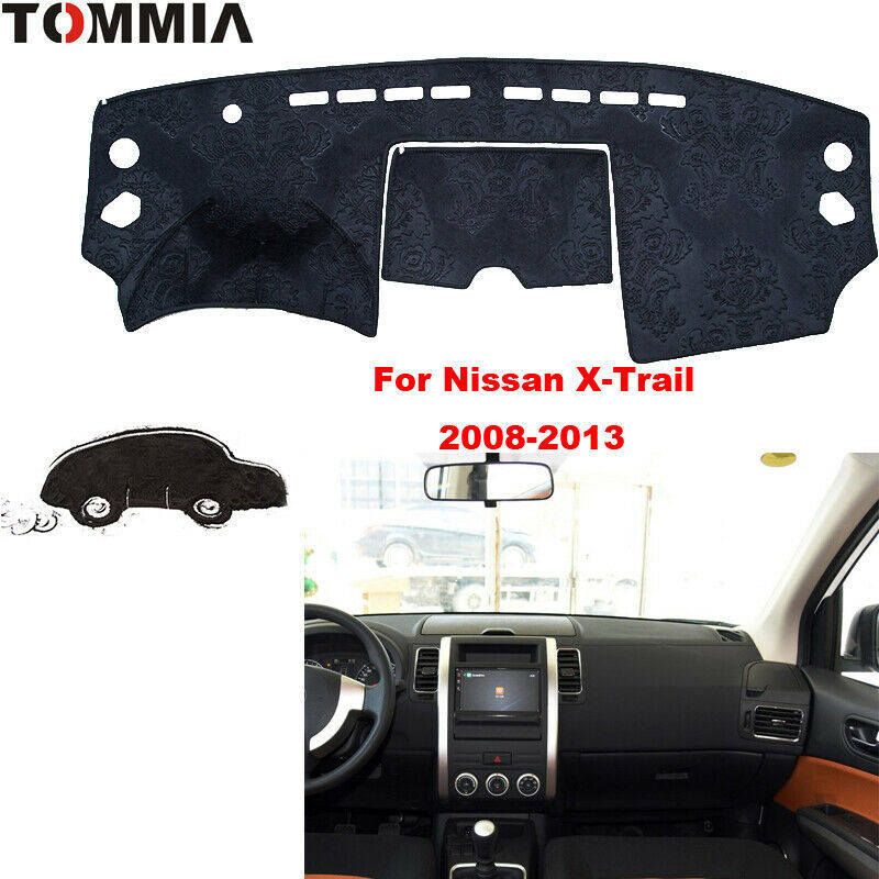 For Nissan XTrail 0813 Dashboard Pad Cover Dash Mat AntiSun Velvet