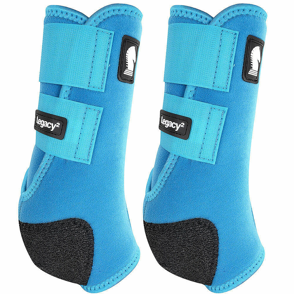 Classic Equine Lightweight Legacy2 Front Sports Boots Pair Turquoise U ...