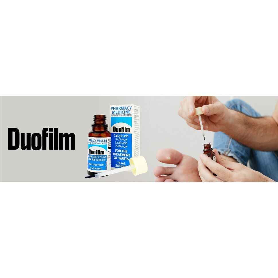 15ml X 4 DUOFILM Salicylic Acid Solution Remove Plantar Warts Corns