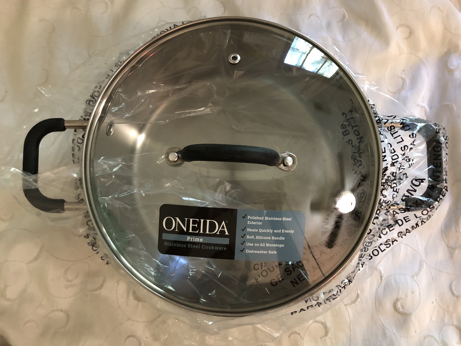 Oneida 10pc Stainless Steel Induction Cookware Set Pan Sets