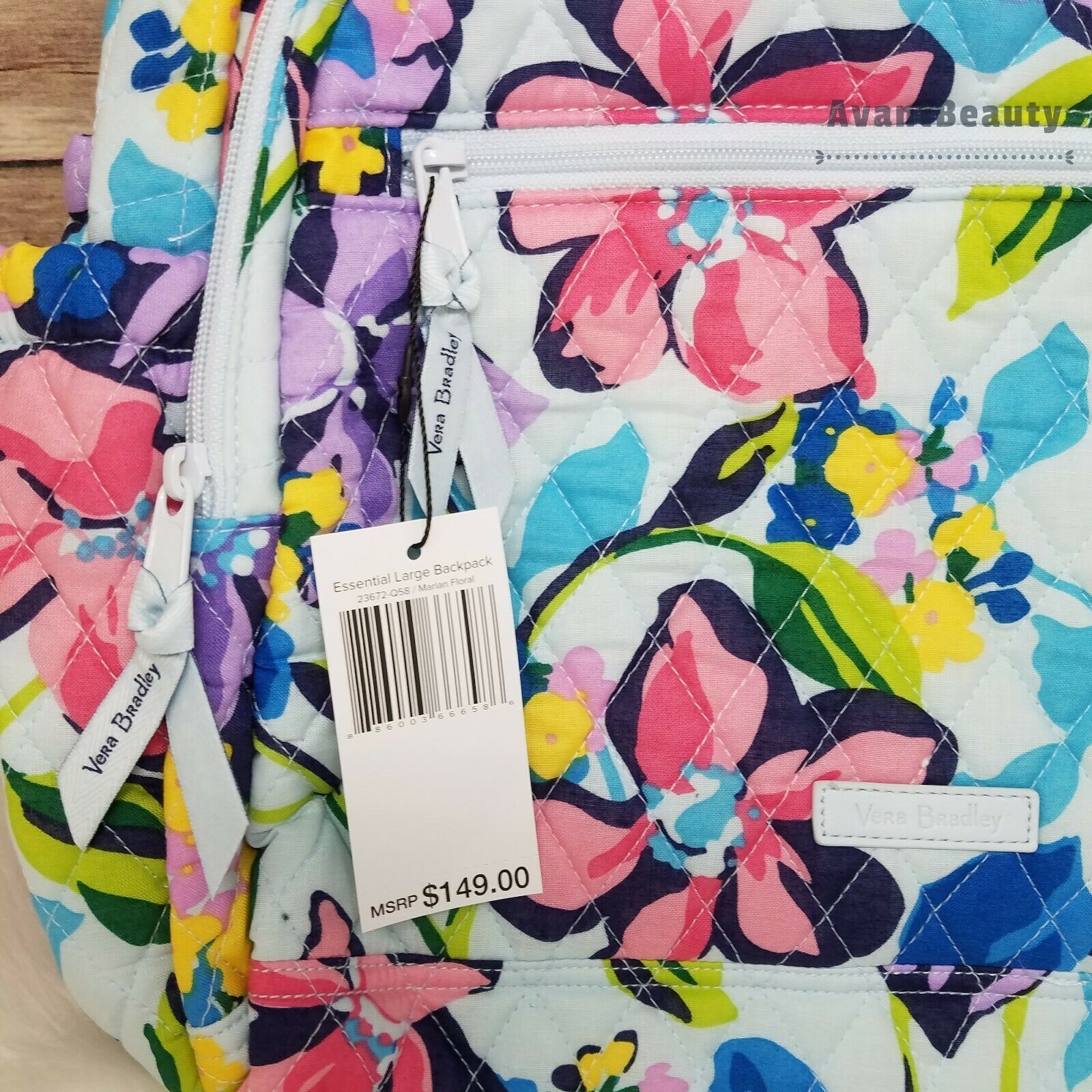 vera bradley essential large backpack dimensions