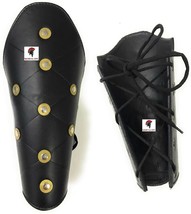 Medieval Epic Leather Arm Guard Braces Larp Armour Knight Costume