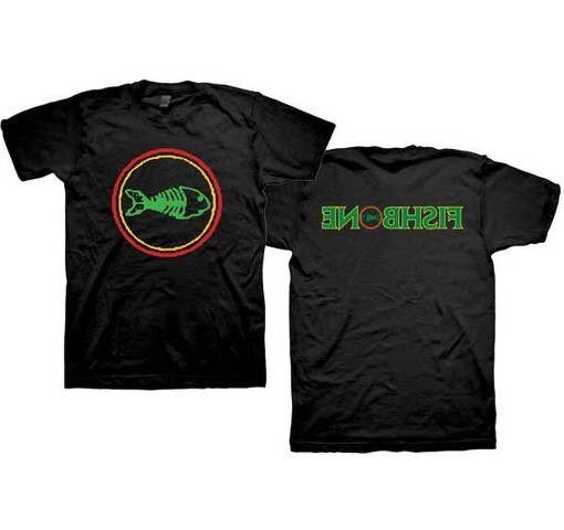 Fishbone Classic Logo Backwards Name Men's Black T-Shirt