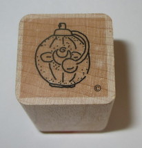 Perfume Atomimzer Rubber Stamp Close To My Heart Wood Mounted Flower - $3.39