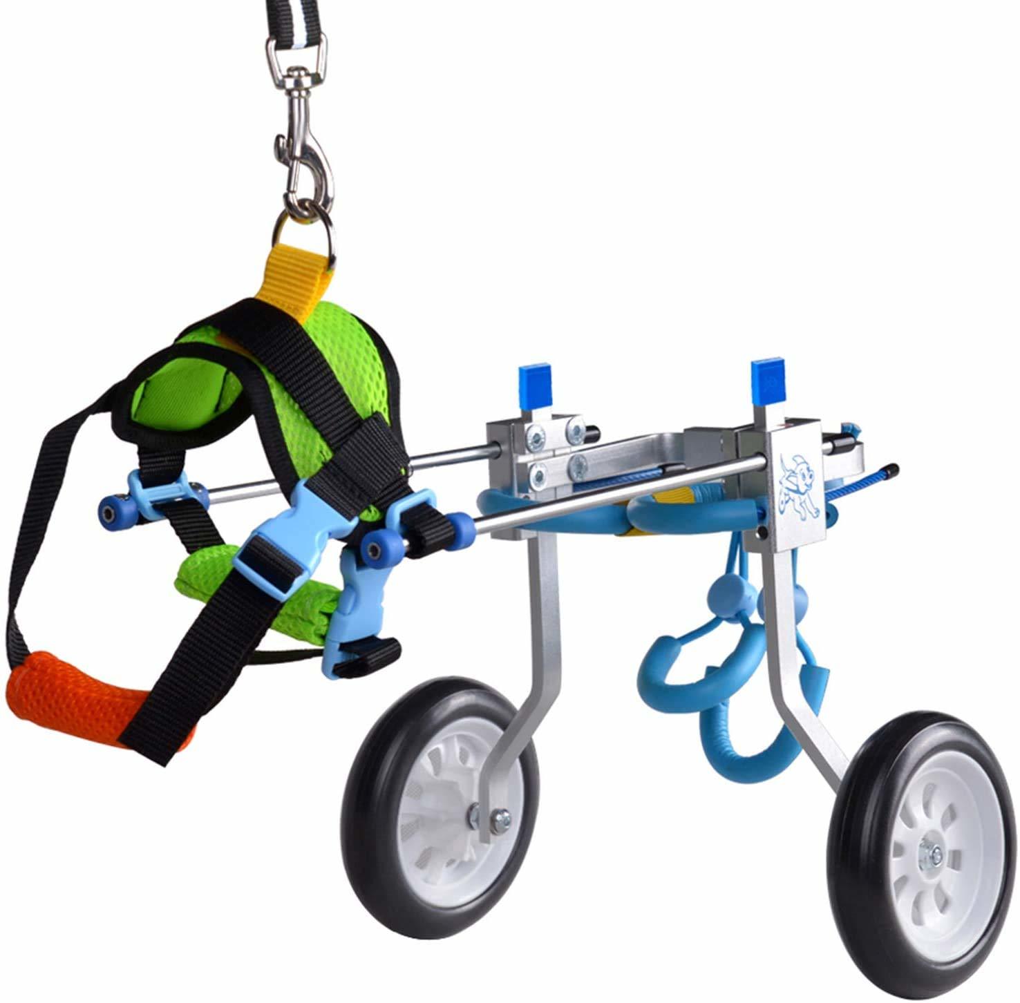 L Dog Wheelchair Adjustable 2-Wheel Pet Wheelchair For Handicapped Dog/Cat/Puppy L Dog Wheelchair Adjustable 2-Wheel Pet Wheelchair For Handicapped Dog/Cat/Puppy