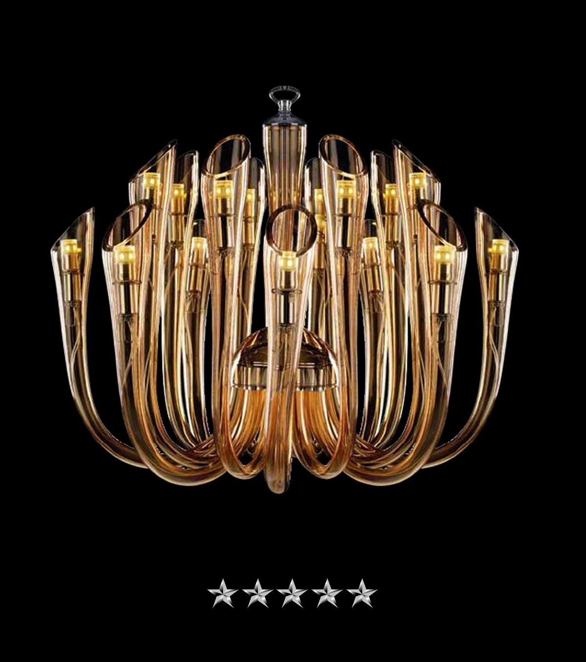European Champagne Flute Glass Chandelier And Similar Items 200 Grand Entrance Chandeliers