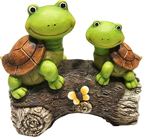 LA JOLIE MUSE Garden Decor Turtle Figurine - Cute Resin Turtle Statue ...