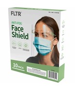 New FLTR Anti fog Face Shield 10 pack Pure Protection Acrylic frame Reus... - $9.65