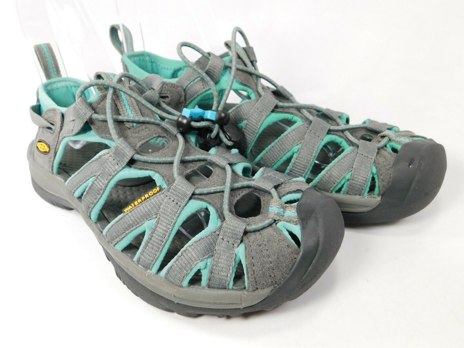 Keen Whisper Sz 6.5 M (B) EU 37 Women's Sport Sandals Shoes Light Gray ...