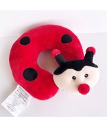Ladybug Plush Travel Pillow Head Neck Support Cushion Soft Cloudz Novelty - $6.80