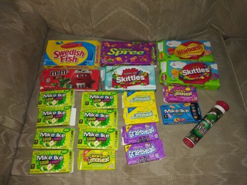 21 Empty Candy Boxes Sweets Arts Crafts Crafting Skittles Mike And Ike ...