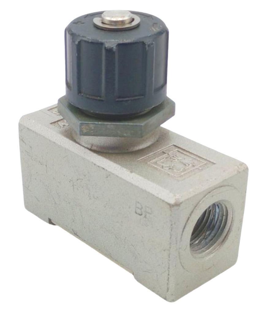 SMC AS4000 Pneumatic Manual Speed Control Valve 1/2" NPT Other Valves & Manifolds