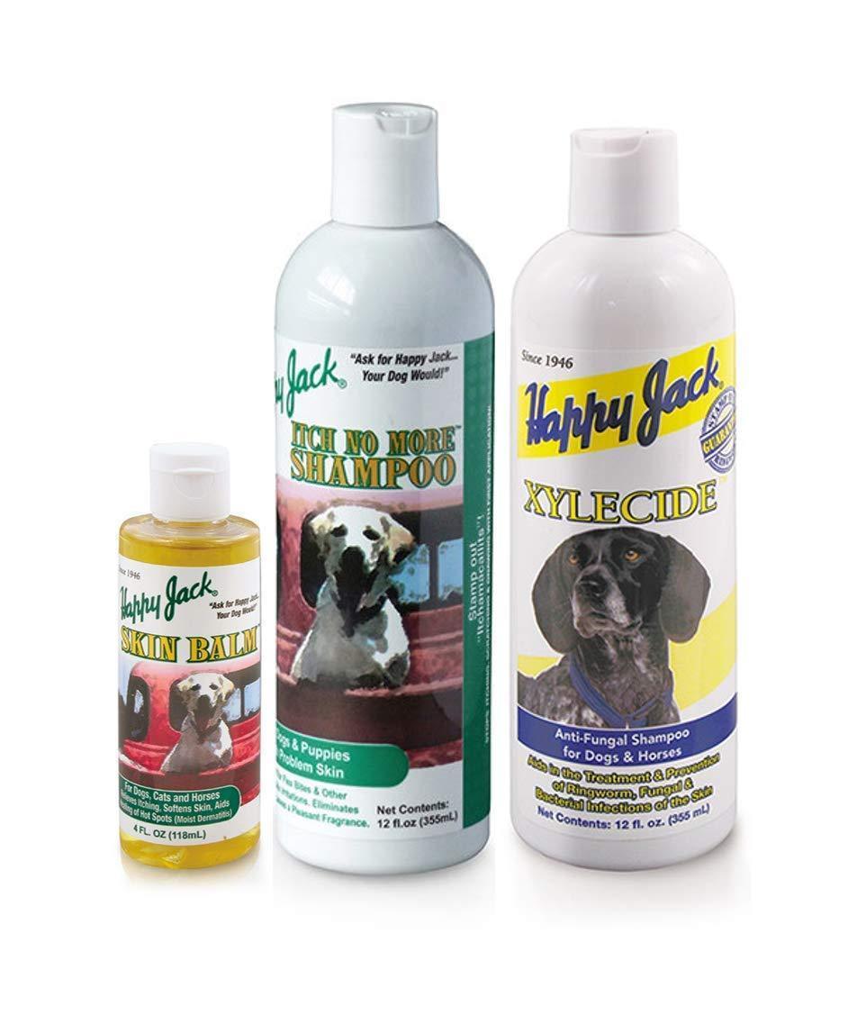 Happy Jack Animal Skin Balm-Itch No More Dog Shampoo & Xylecide ...