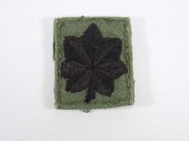 US ARMY Lieutenant Colonel LTC 0-5 OD Green Black rank patch hat cap single sewn - $3.46