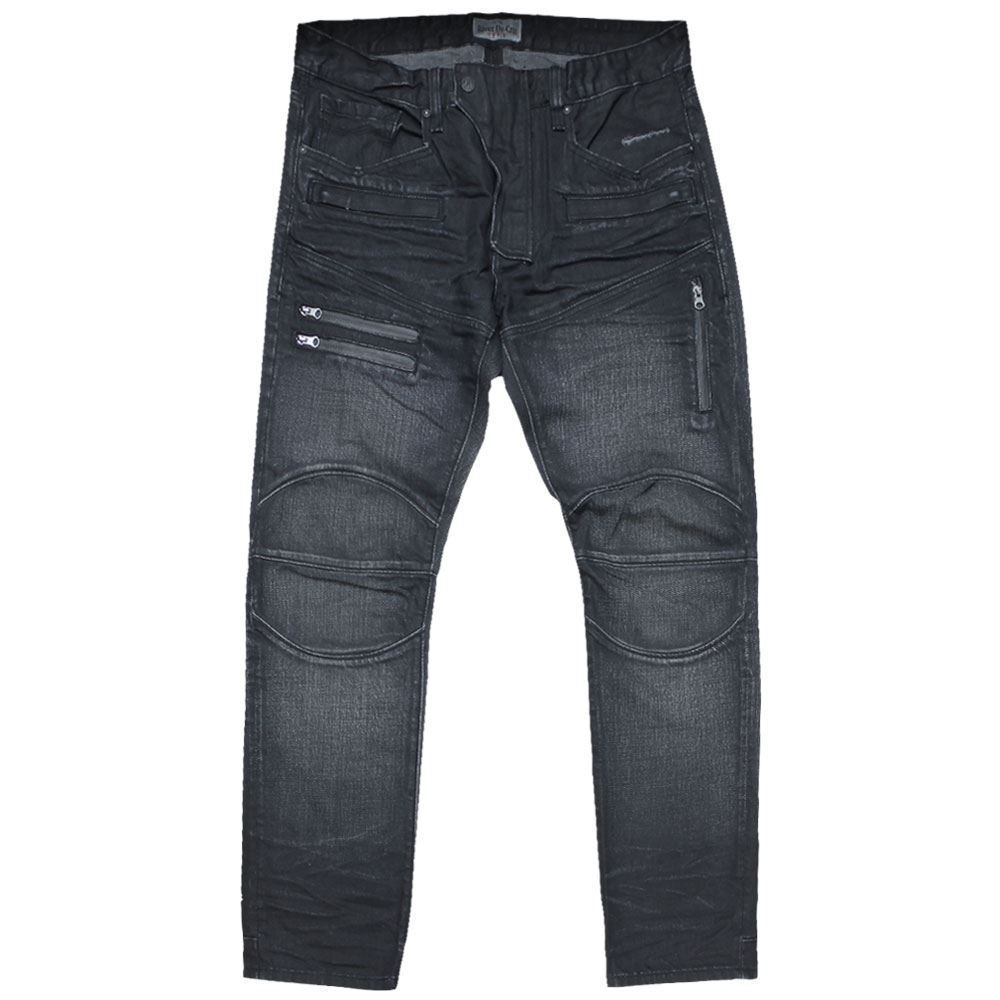 Rivet De Cru Blau Knights Moto Tapered Jeans - Pants
