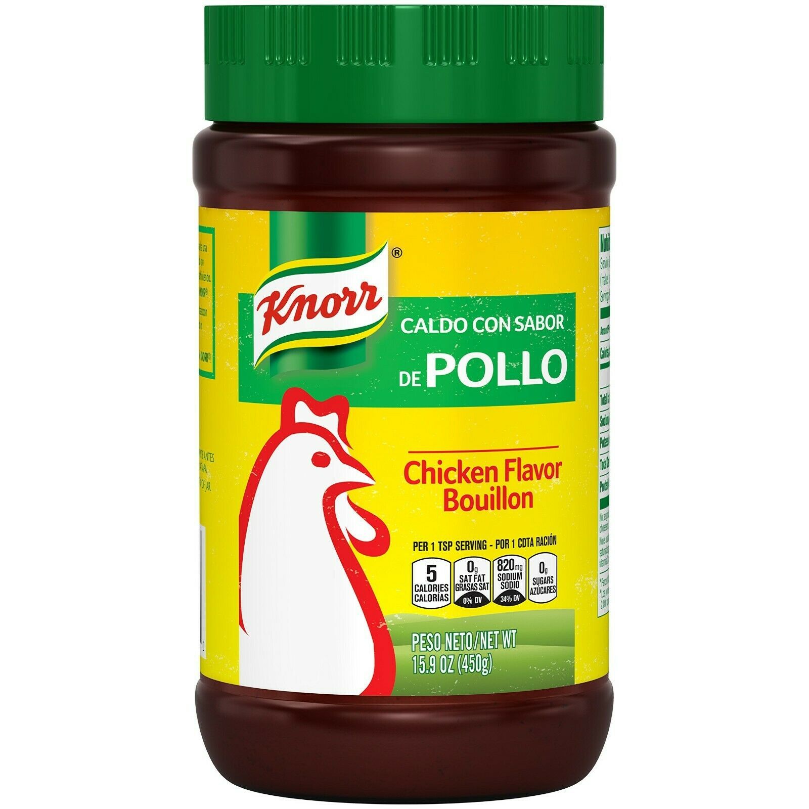 Knorr Chicken Flavor Bouillon 15.9 oz FREE 23 DAYS SHIPPING Single