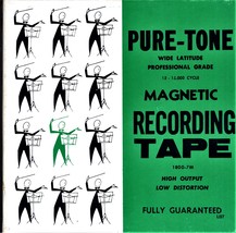 Pure-Tone Magnetic Recording Tape Reel To Reel  - $6.00