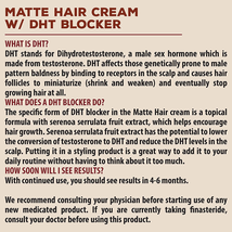 Suavecito Matte Hair Cream w/ DHT Blocker (4oz/113g) image 5