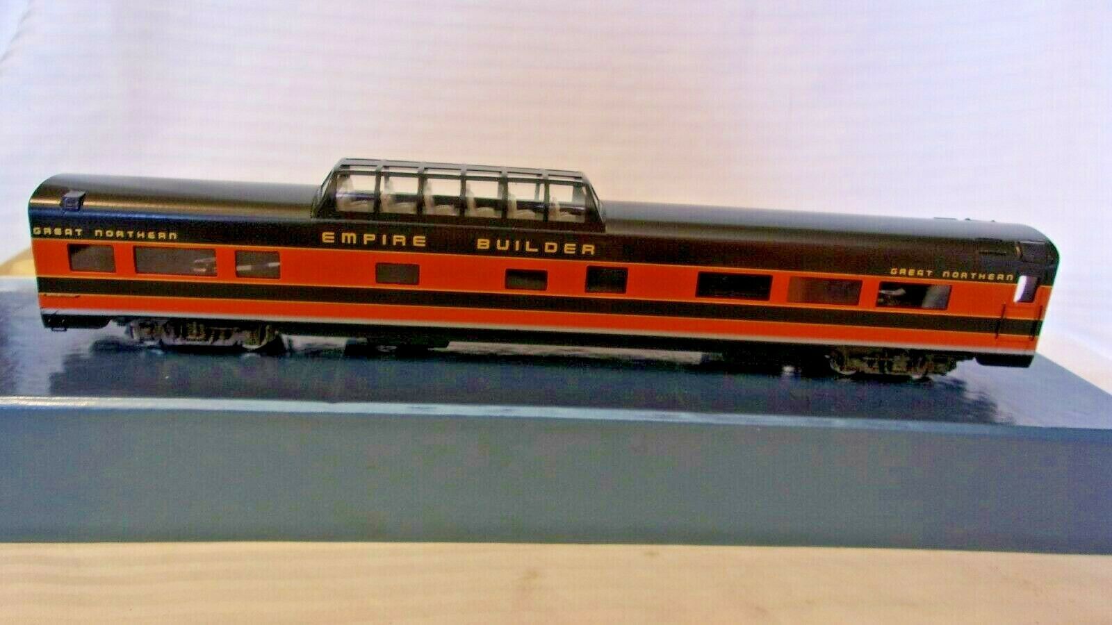 HO Scale Brass Great Northern Empire Builder Vista Dome Coach Painted
