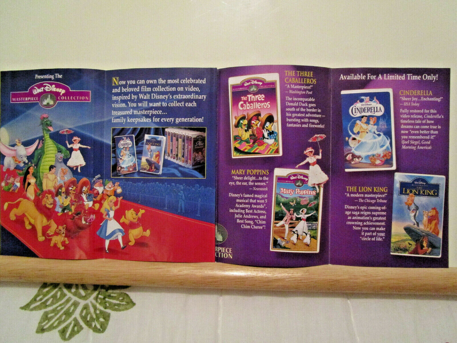 Disney vhs list
