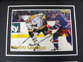 Mario Lemieux 16x20 Framed ORIGINAL 1997 Giant Eagle Pinnacle Card Set Penguins image 11