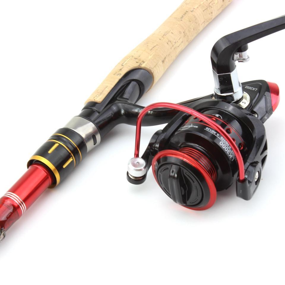 1.6M2.7M wooden handle Carbon Fishing Rod Telescopic wooden handle