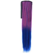Wig Cauda Equina/Gradient Belt Type False/Long Straight Braided Ponytail Wig