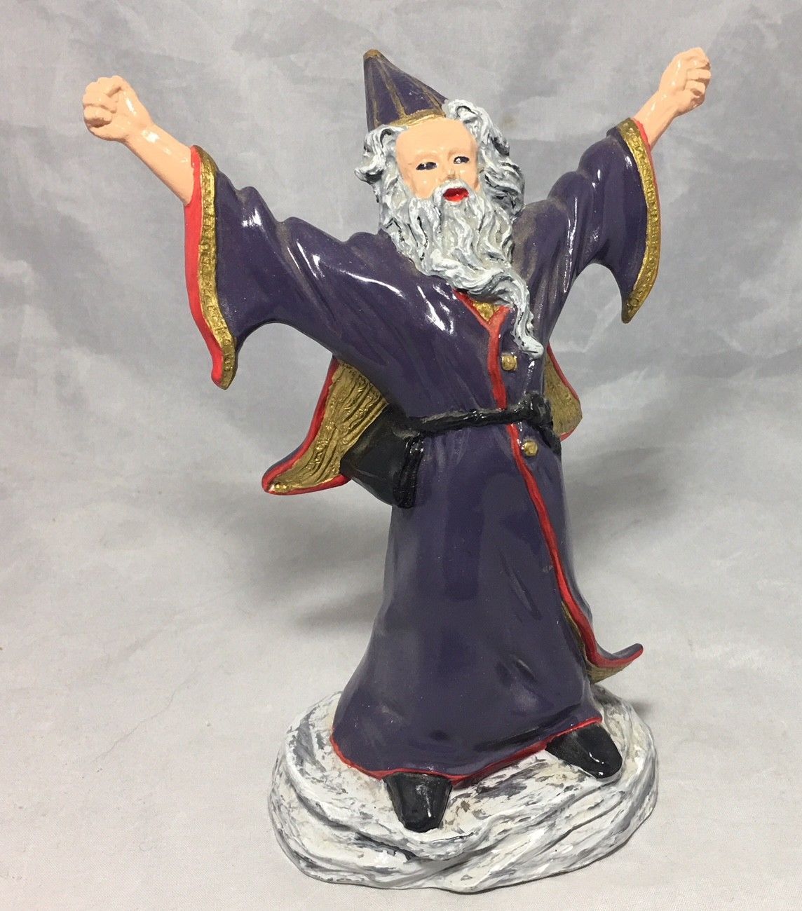 Wizard Collectible Fantasy Decoration Purple Figurine Statue Lakeland