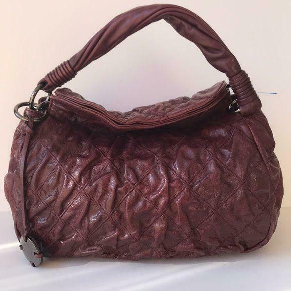 Donald J Pliner Womens Quilted Leather Satchel Purse Handbag - Women's ...